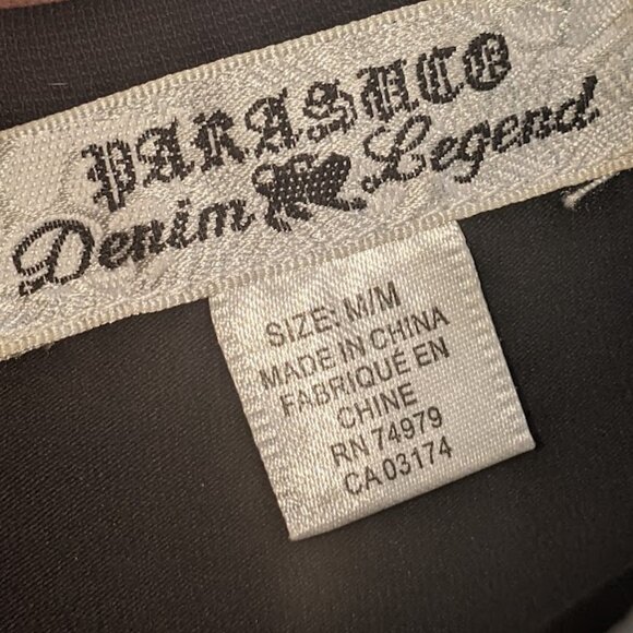 PARASUCO  Exquisite Sparkly Black Camisole Size Medium  --- - Picture 4 of 5